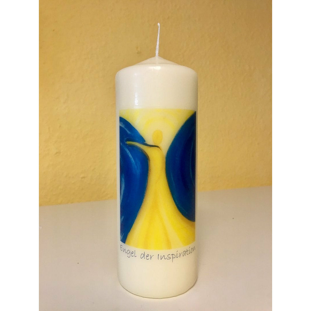 Magical angelic candle "inspiration", by hand upgraded motif